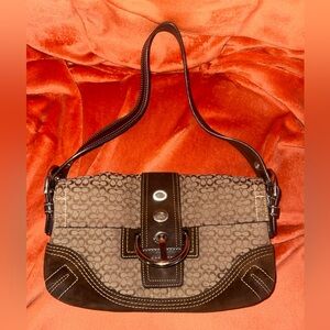 Brown coach soho bag